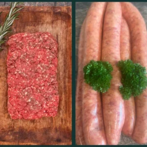 Mitch Beef Sausages & Mince Pack 30kg.the best now